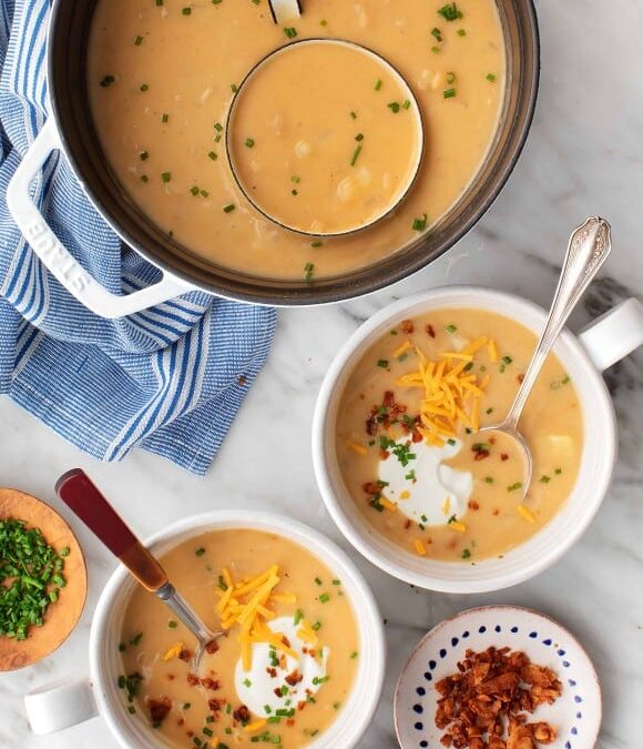 Lighter Potato Soup Recipe